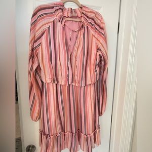Striped Dress- Size Large